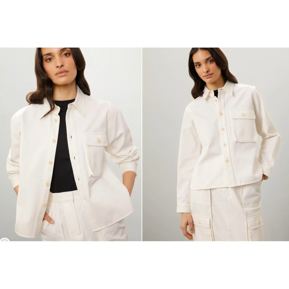 Silk Laundry Canvas Overshirt Jacket‎